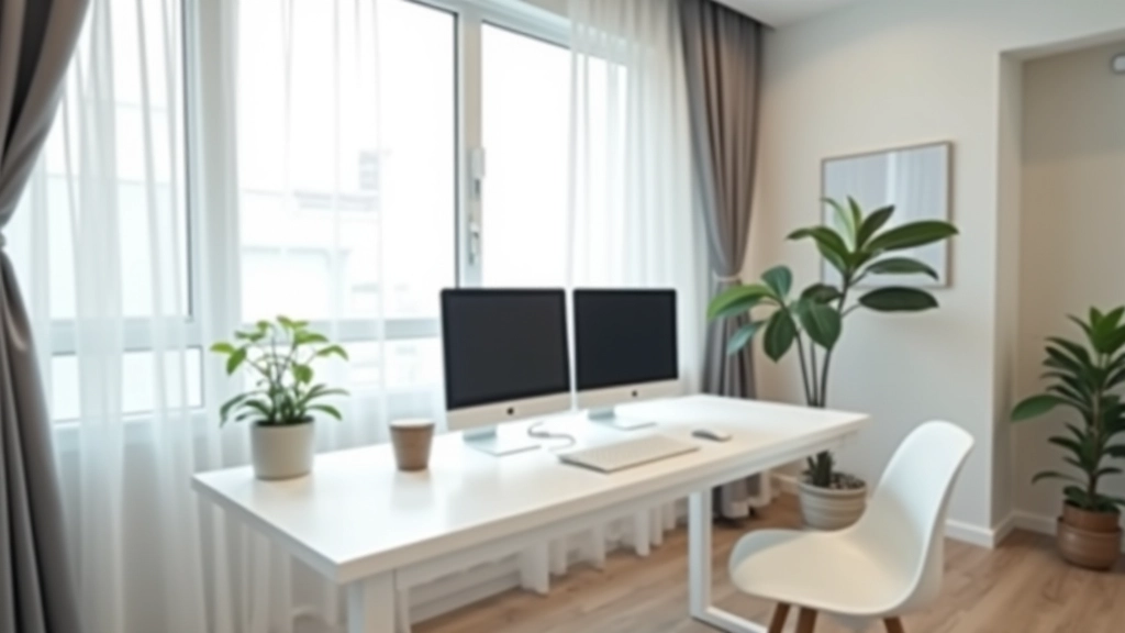 Modern apartment office space